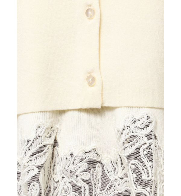LAGUNAMOON「レースペプラムニットアンサンブル」|ニット・セーター|