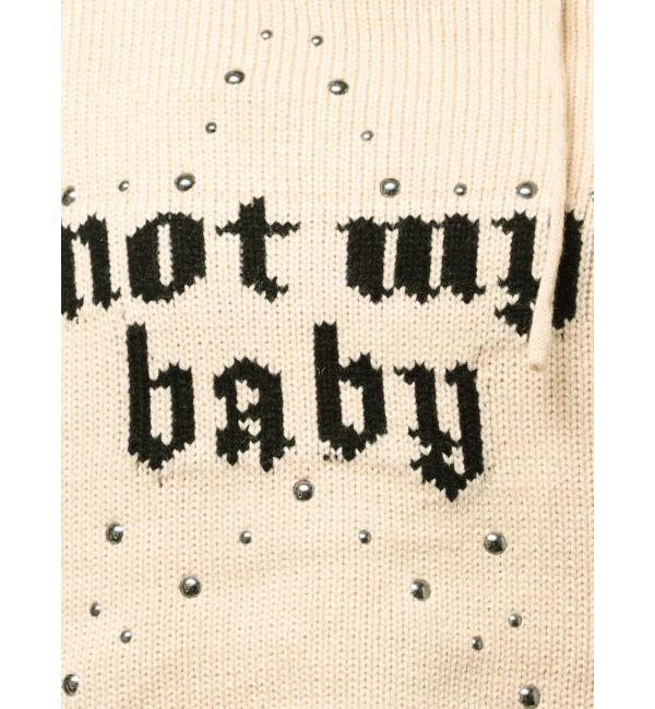 jouetie「ワンショルスタッズショートニット」|ニット・セーター|