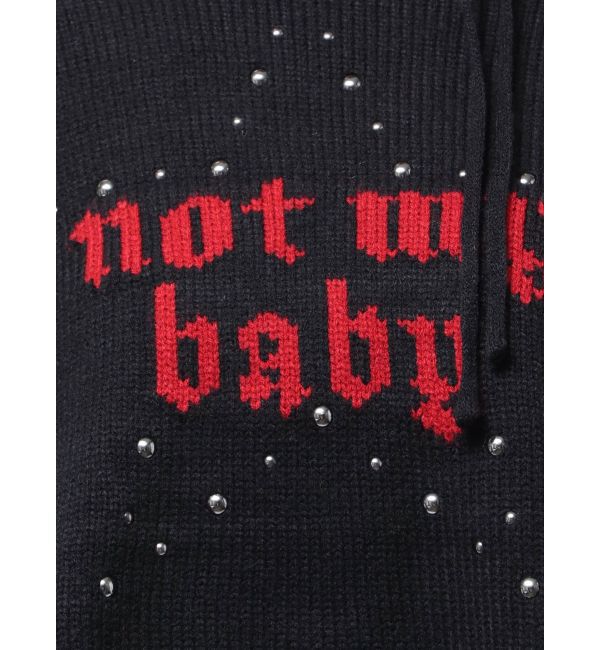 jouetie「ワンショルスタッズショートニット」|ニット・セーター|