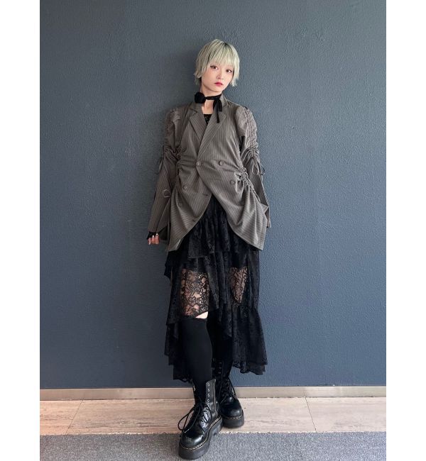 jouetie「ギャザーリボンジャケットミニワンピース【セットアップ対応】」|ワンピース|