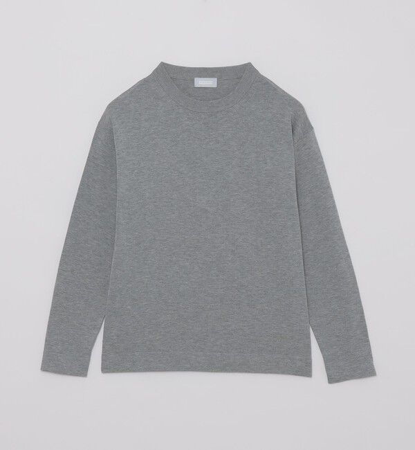 MACKINTOSH PHILOSOPHY「GREY LABEL ファインコットンニットプルオーバー」|Tシャツ・カットソー|チャコールグレー