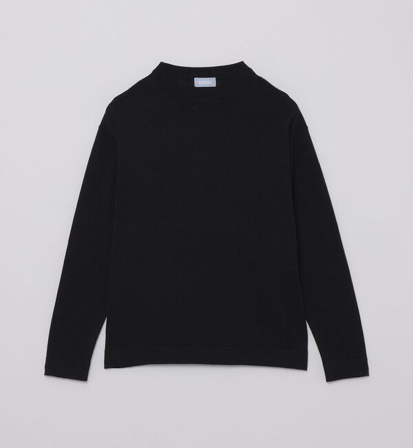 MACKINTOSH PHILOSOPHY「GREY LABEL ファインコットンニットプルオーバー」|Tシャツ・カットソー|ブラック