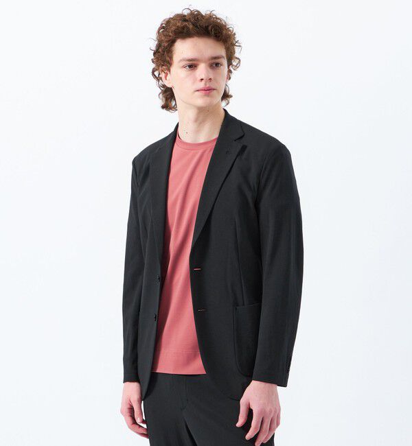 MACKINTOSH PHILOSOPHY「ドライフラットストレッチ イージージャケット ドライフラットストレッチクロス」|テーラードジャケット|ブラック