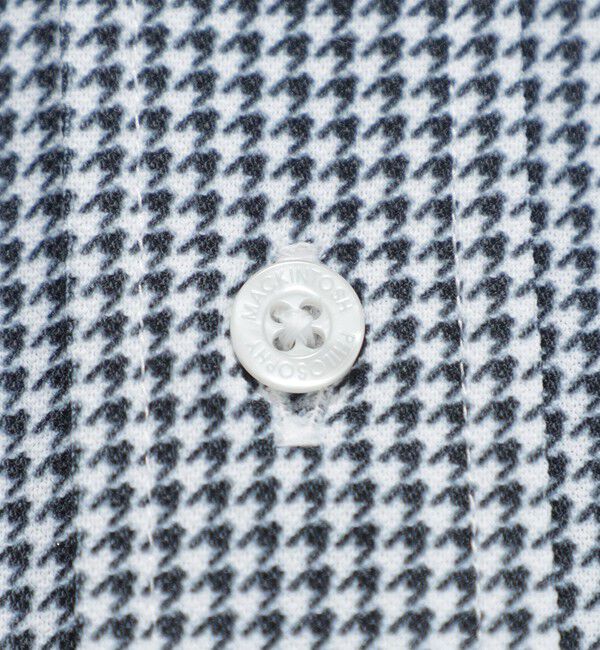 MACKINTOSH PHILOSOPHY「トロッター 鹿の子ジャージー プリント柄バリエーション ボタンダウンポロ」|ポロシャツ|