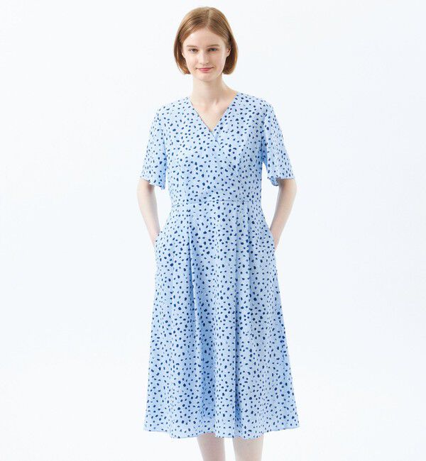 MACKINTOSH PHILOSOPHY「ペイントドットワンピース」|ワンピース|ブルー