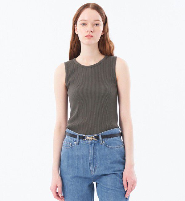 MACKINTOSH PHILOSOPHY「Uネックタンクトップ」|Tシャツ・カットソー|チャコールグレー