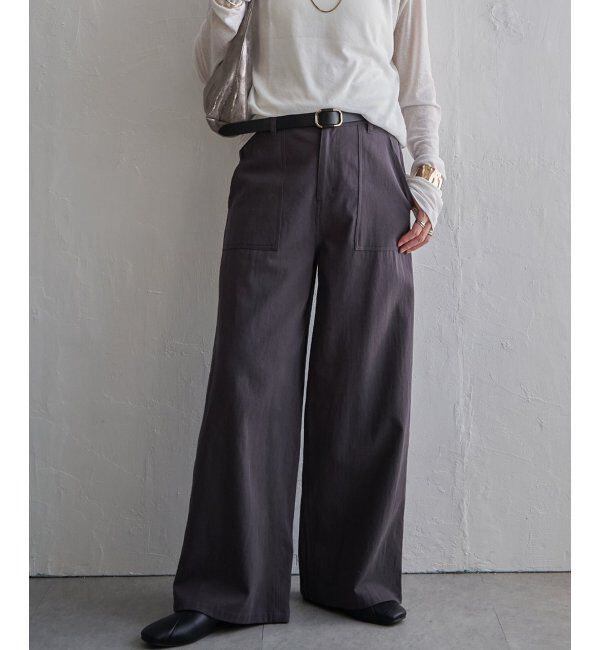 Lbc with Life「コットンベイカーワイドパンツ」|その他|