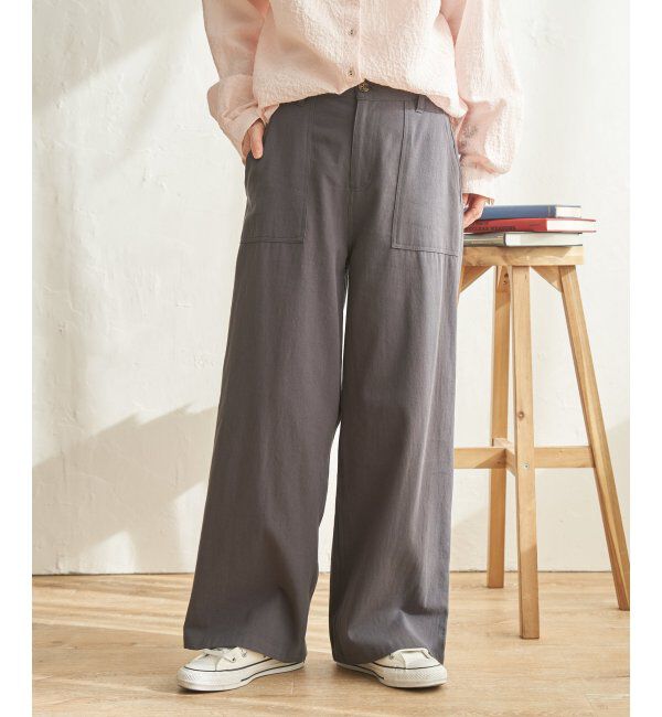 Lbc with Life「コットンベイカーワイドパンツ」|その他|
