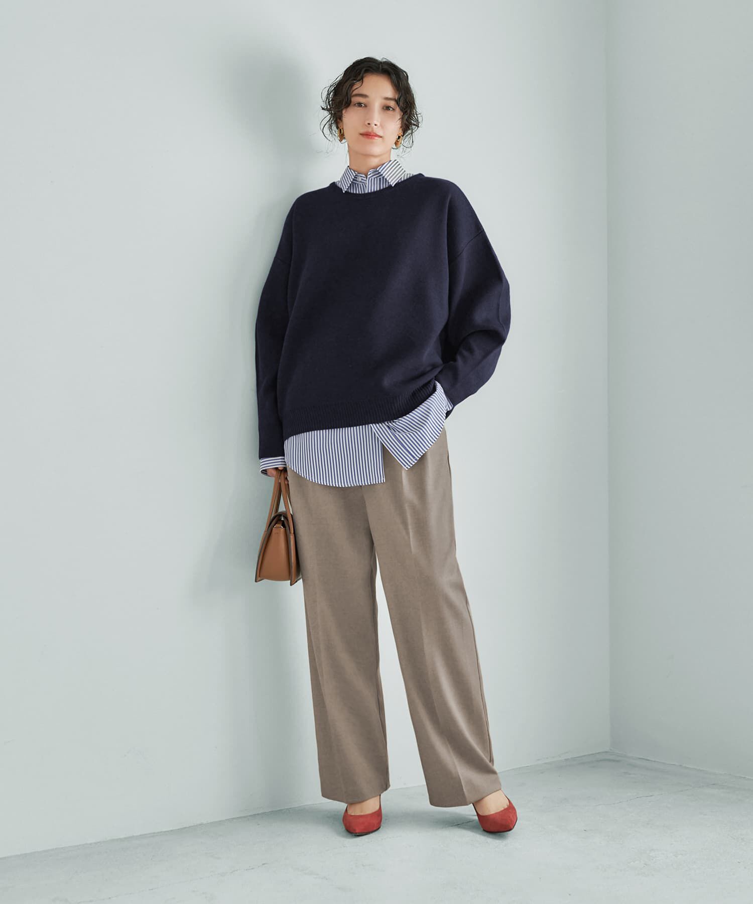 STYLE DELI「３シーズンコットン混紡◆オーバースリーブプルオーバー」|プルオーバー|