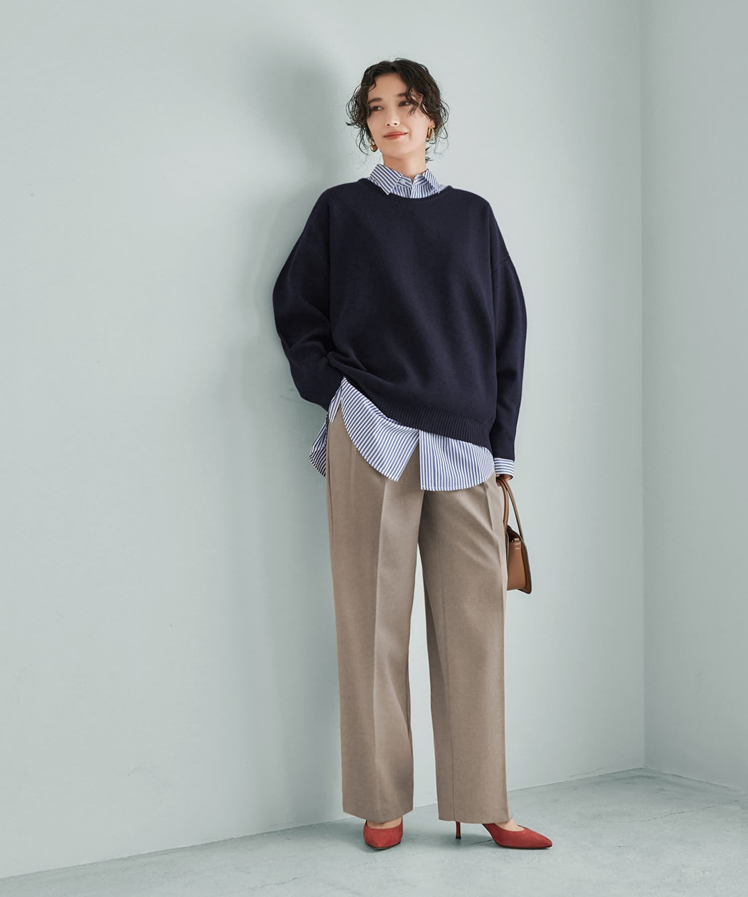 STYLE DELI「３シーズンコットン混紡◆オーバースリーブプルオーバー」|プルオーバー|