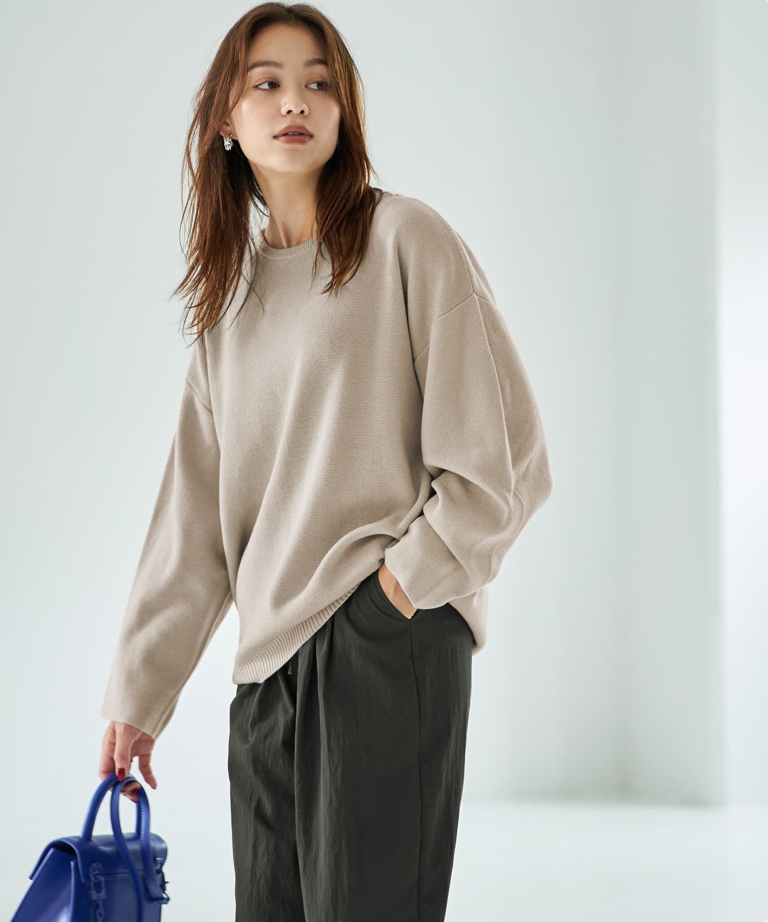 STYLE DELI「３シーズンコットン混紡◆オーバースリーブプルオーバー」|プルオーバー|