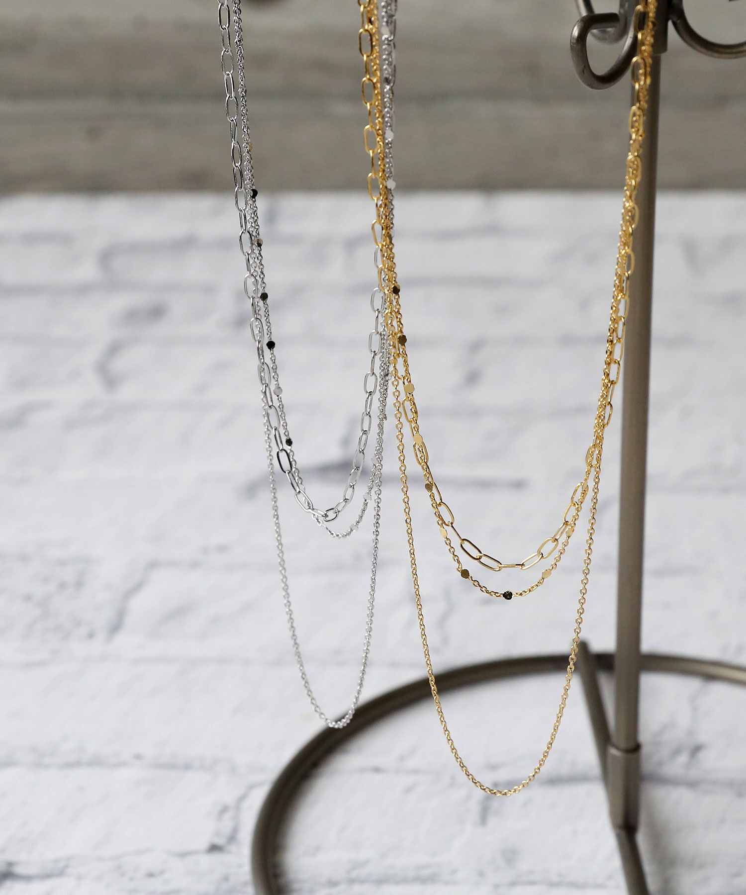 colleca la「3連チェーンネックレス」|ネックレス|