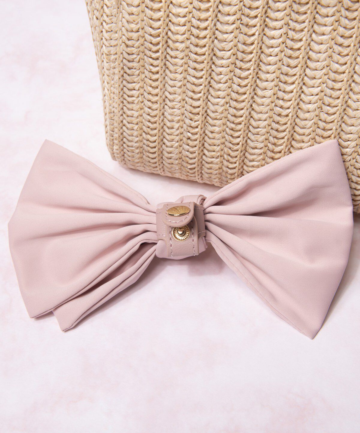 Samantha Thavasa Petit Choice「ビッグリボンかごバッグ」|トートバッグ|