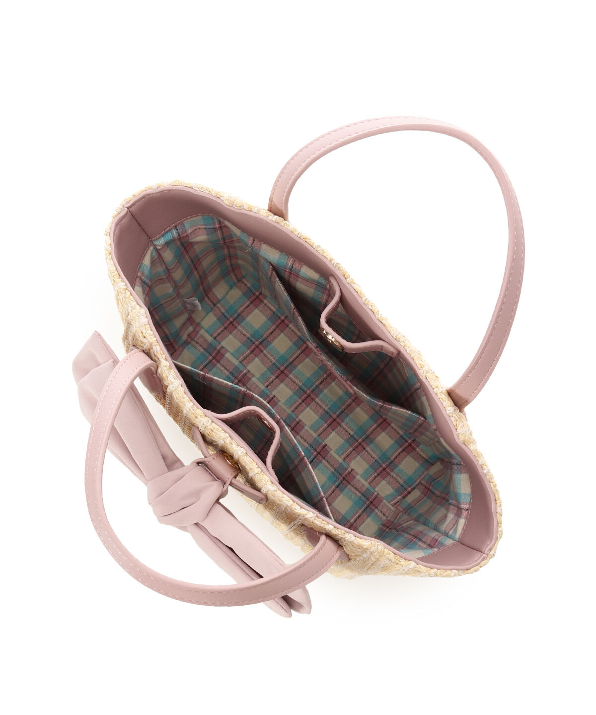 Samantha Thavasa Petit Choice「ビッグリボンかごバッグ」|トートバッグ|