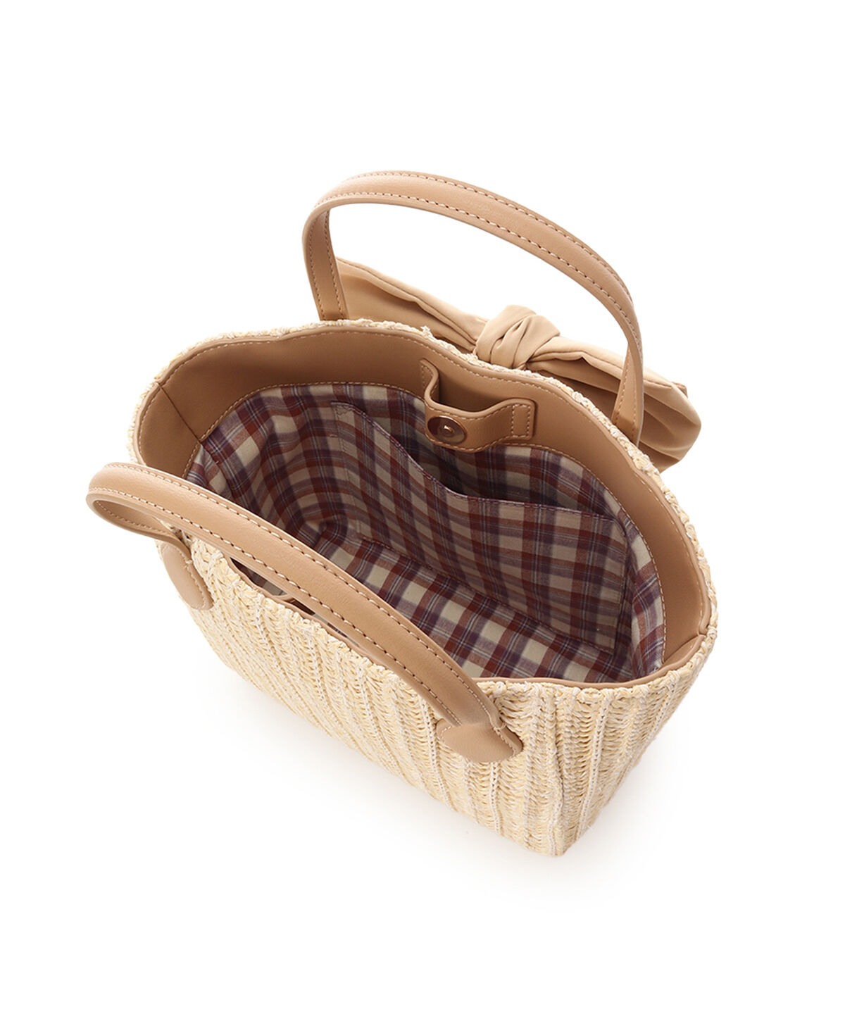 Samantha Thavasa Petit Choice「ビッグリボンかごバッグ」|トートバッグ|