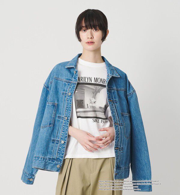 BEAUTY&YOUTH UNITED ARROWS「【別注】＜GOOD ROCK SPEED＞Marilyn Monroe フォトプリント Tシャツ」|Tシャツ・カットソー|