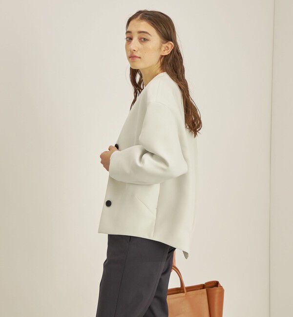 SHIPS for women「マトラッセ トリプルクロス コクーン ブルゾン ◇」|ブルゾン・スタジャン|