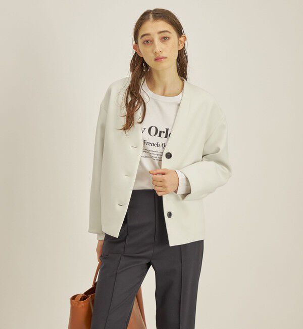 SHIPS for women「マトラッセ トリプルクロス コクーン ブルゾン ◇」|ブルゾン・スタジャン|