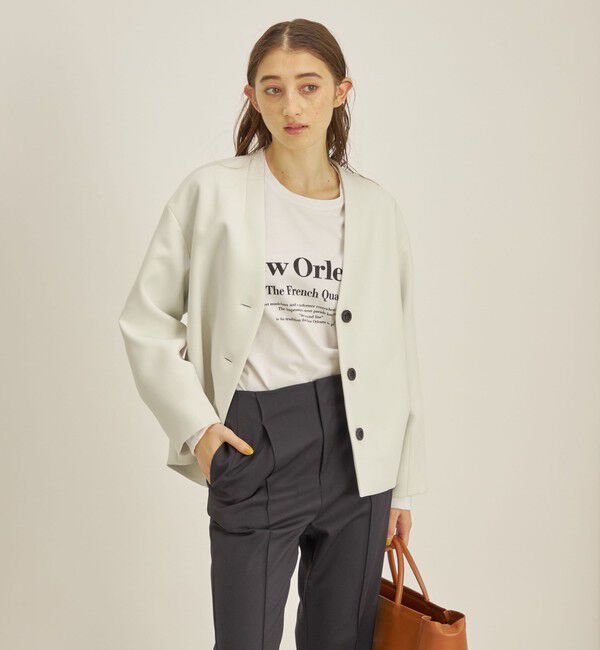 SHIPS for women「マトラッセ トリプルクロス コクーン ブルゾン ◇」|ブルゾン・スタジャン|