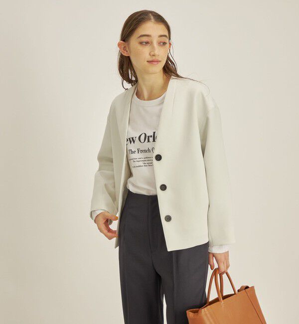 SHIPS for women「マトラッセ トリプルクロス コクーン ブルゾン ◇」|ブルゾン・スタジャン|