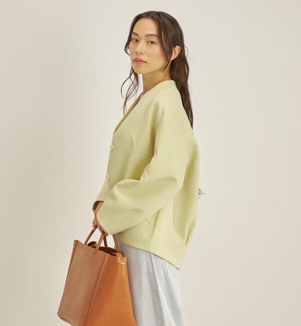 SHIPS for women「マトラッセ トリプルクロス コクーン ブルゾン ◇」|ブルゾン・スタジャン|