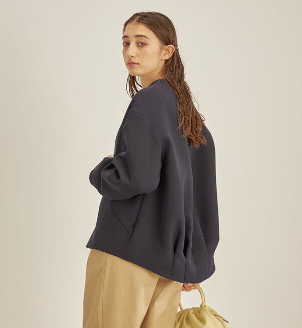 SHIPS for women「マトラッセ トリプルクロス コクーン ブルゾン ◇」|ブルゾン・スタジャン|