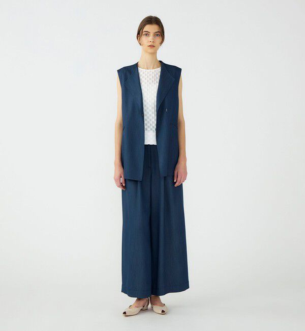 Ballsey「【WEB先行予約】ラスターデニム ミドルジレ」|ベスト・ジレ|