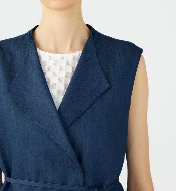 Ballsey「【WEB先行予約】ラスターデニム ミドルジレ」|ベスト・ジレ|