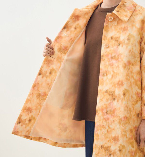 TOMORROWLAND collection「アンプリメジャカード ステンカラートラペーズコート」|ステンカラーコート|