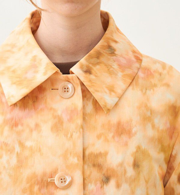 TOMORROWLAND collection「アンプリメジャカード ステンカラートラペーズコート」|ステンカラーコート|