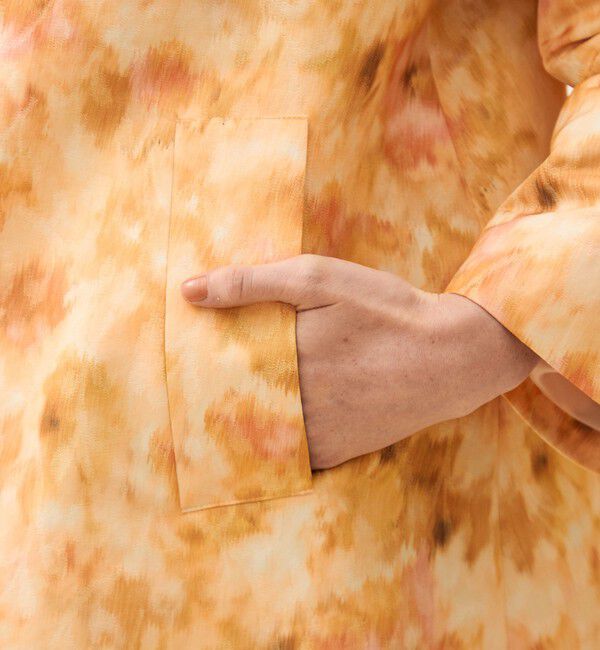 TOMORROWLAND collection「アンプリメジャカード ステンカラートラペーズコート」|ステンカラーコート|