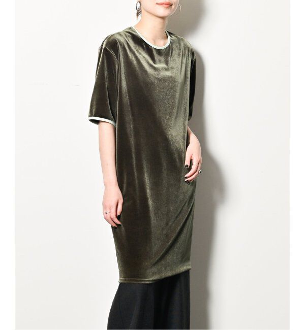  「SIMONE WILD 別注 OVERSIZED DRESS：ワンピース」|ワンピース|カーキ