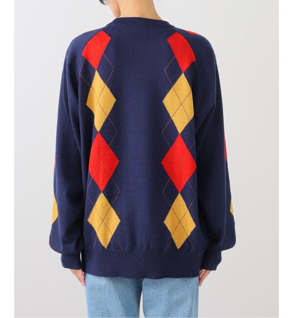 「TOGA TOO Argyle knit pullover TZ252-XN942：ニット」|ニット・セーター|