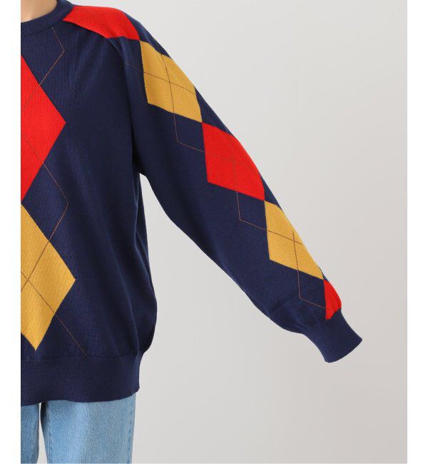  「TOGA TOO Argyle knit pullover TZ252-XN942：ニット」|ニット・セーター|