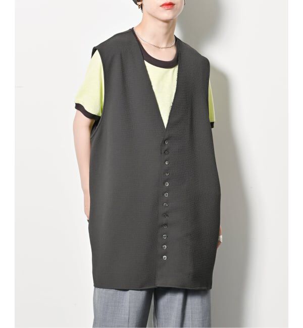  「THINK OF VEST：ベスト」|ベスト・ジレ|グレー
