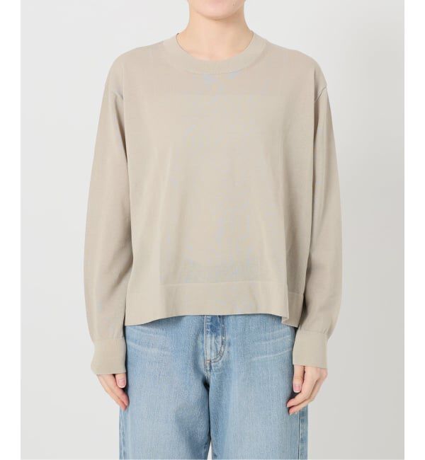 IENA「《予約》ウォッシャブル シアーニットプルオーバー」|ニット・セーター|