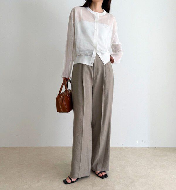 fredy emue「接触冷感イージースラックス」|スラックス|