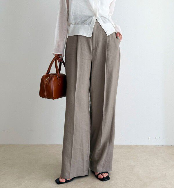 fredy emue「接触冷感イージースラックス」|スラックス|