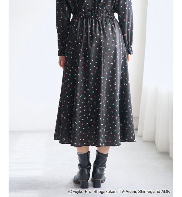 Rope&rsquo;Picnic「【ドラえもんコレクション】花柄スカート/リンクコーデ」|スカート|