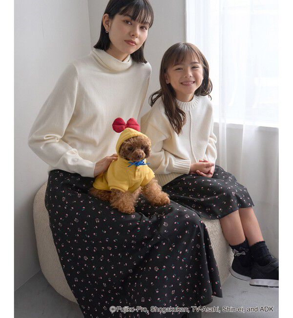 Rope&rsquo;Picnic「【ドラえもんコレクション】花柄スカート/リンクコーデ」|スカート|