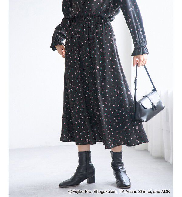 Rope&rsquo;Picnic「【ドラえもんコレクション】花柄スカート/リンクコーデ」|スカート|