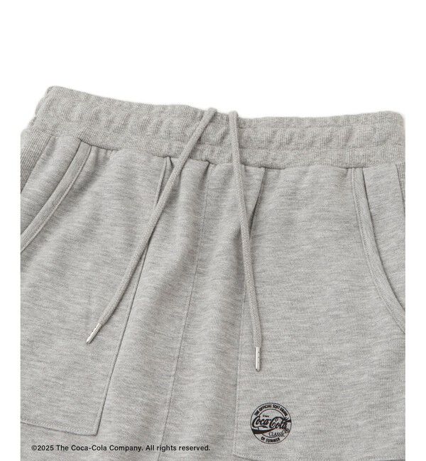 Rope&rsquo;Picnic「【Coca-Cola】【汗染み加工・セットアップ対応】ラメ入りミニ裏毛アイラインスカート」|スカート|