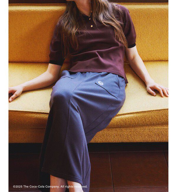 Rope&rsquo;Picnic「【Coca-Cola】【汗染み加工・セットアップ対応】ラメ入りミニ裏毛アイラインスカート」|スカート|
