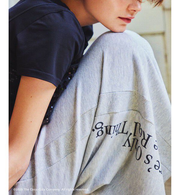 Rope&rsquo;Picnic「【Coca-Cola】【汗染み加工・セットアップ対応】ラメ入りミニ裏毛アイラインスカート」|スカート|