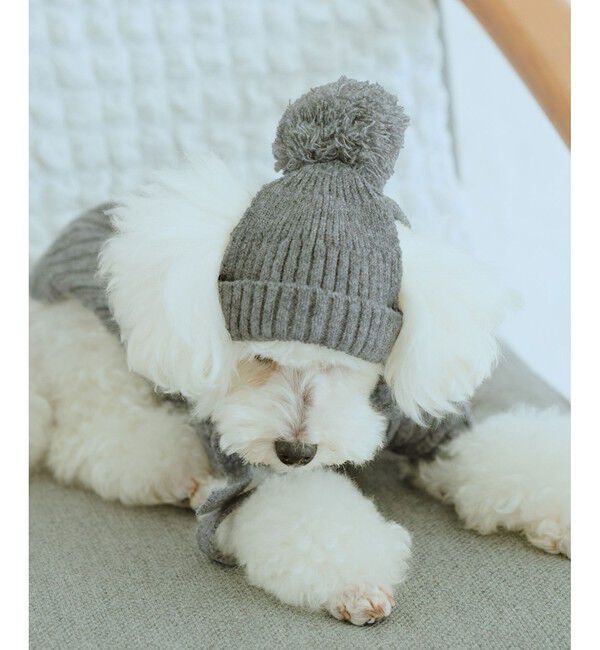 ROPE PICNIC PASSAGE「【DOG】リブ切り替えニットワッチ」|その他|