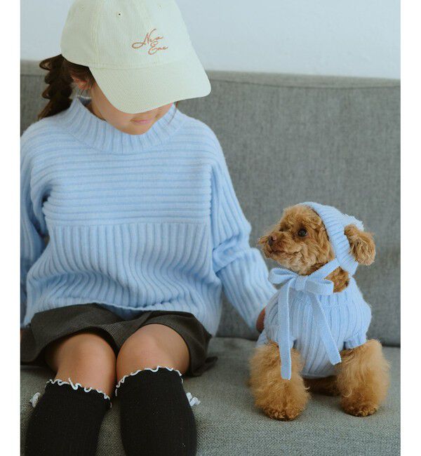 ROPE PICNIC PASSAGE「【DOG】リブ切り替えニットワッチ」|その他|