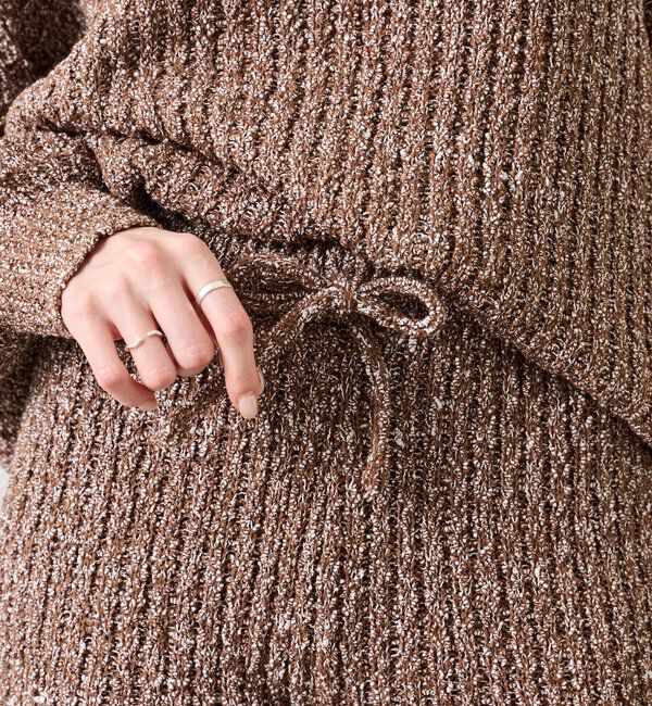  「スラブヤーンニットパンツ」|チノ|