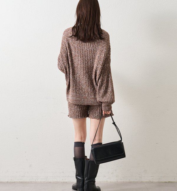  「スラブヤーンニットパンツ」|チノ|