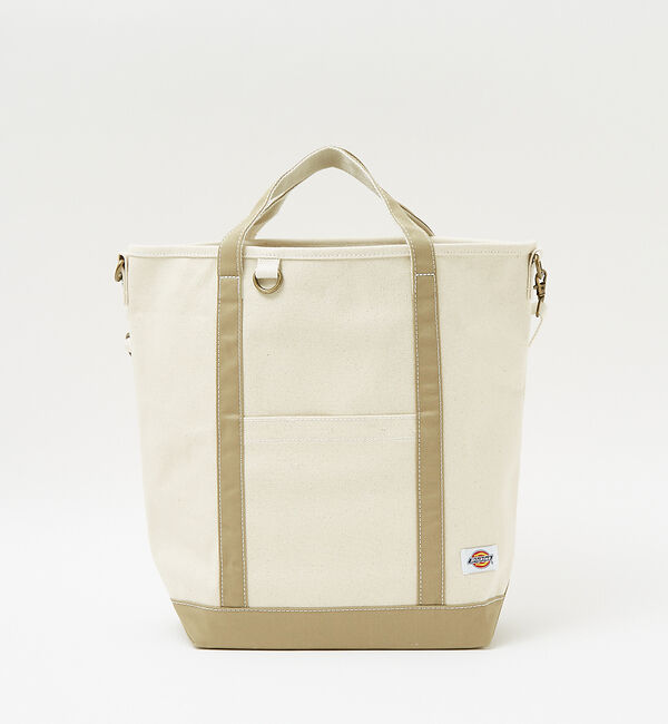 ABAHOUSE「【DICKIES/ディッキーズ】AUTHENTIC CANVAS 2WAY SH」|トートバッグ|ベージュ
