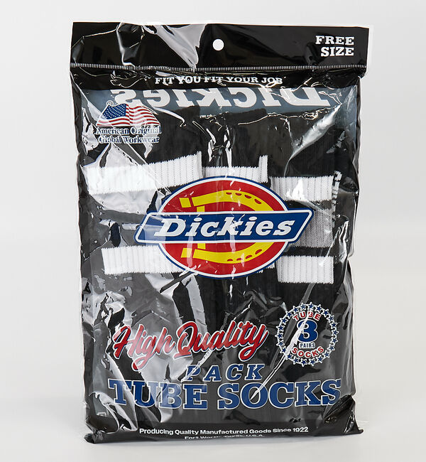 ABAHOUSE「【Dickies / ディッキーズ】CDK3Pチューブラインソックス【WEB限定」|ソックス|